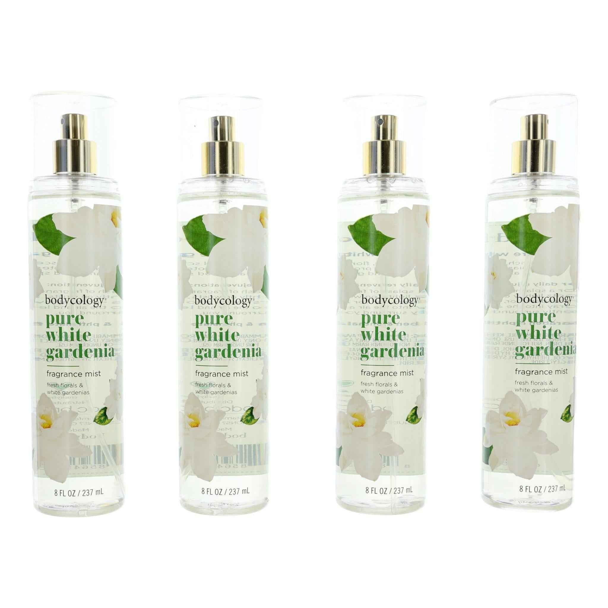 Pure White Gardenia by Bodycology, 4 Pack 8oz Fragrance Mist women