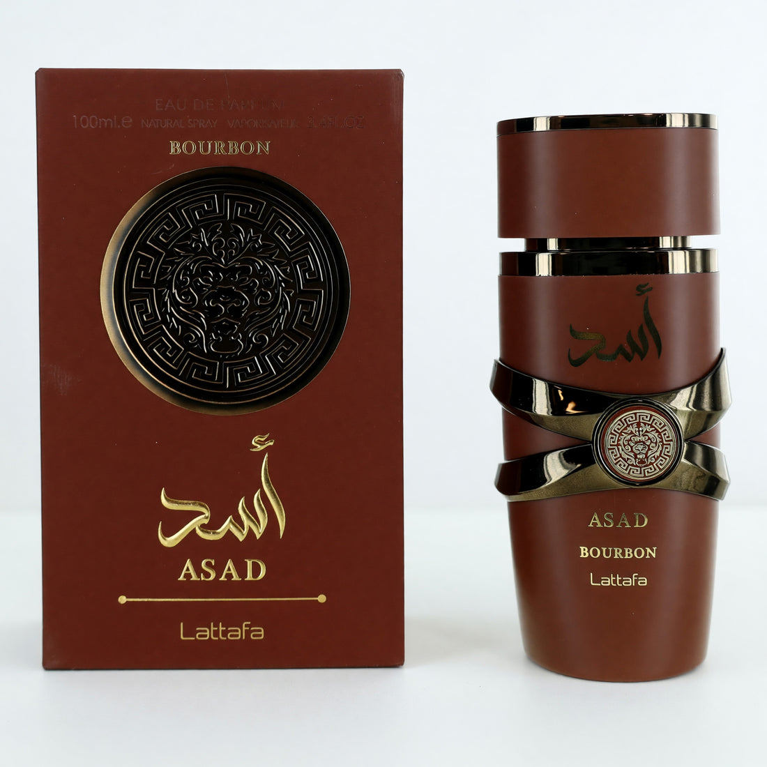 Asad Bourbon by Lattafa, 3.4 oz EDP Spray for Men